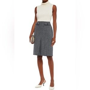 Victoria Beckham Charcoal Pencil Skirt